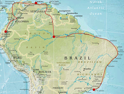 Map of Northern_Trail